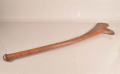 Lot 350 - A Fijian Gunstock War Club