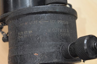 Lot 395 - A W. Ottway Prismatic Monocular Naval Gun Sighting Telescope