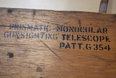 Lot 395 - A W. Ottway Prismatic Monocular Naval Gun Sighting Telescope