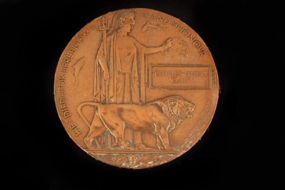 Lot 664 - A WWI War Memorial Plaque