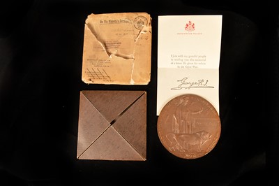 Lot 679 - A WWI Memorial Plaque