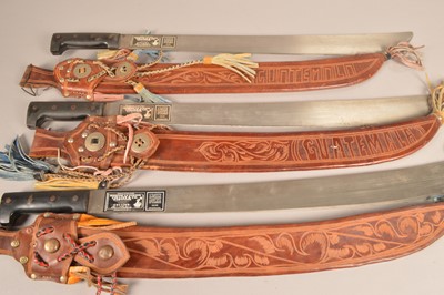 Lot 728 - Three Collins & Co Machetes
