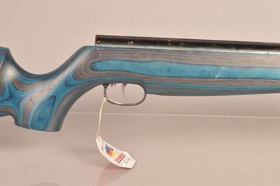 Lot 941 - A Weihrauch HW97K .177 Blue Laminate Under Lever Rifle