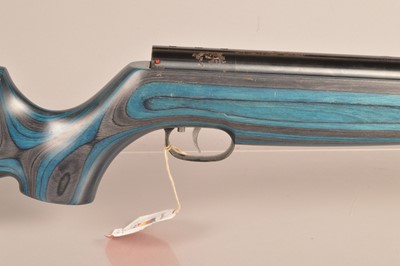 Lot 945 - A Weihrauch HW97K .177 Blue Laminate Under Lever Rifle