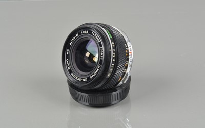 Lot 1 - An Olympus OM Zuiko 28mm f/2.8 Lens