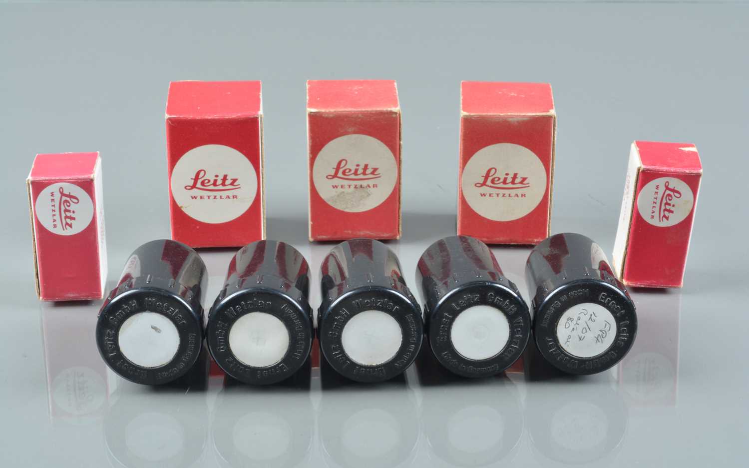 Lot 45 - Seven Leitz 35mm Canasters