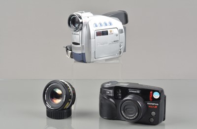 Lot 49 - A Nikon Nikkor 50mm f/1.8 Ai-S Lens and Other Items