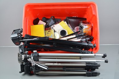 Lot 203 - A Box of Camera Related Items