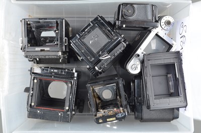 Lot 238 - A Group of "For Parts" Medium Format Camera Bodies
