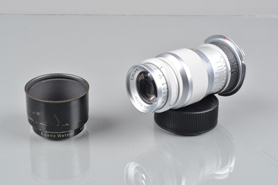 Lot 272 - A Leitz Wetzlar 9cm f/4 Elmar Lens