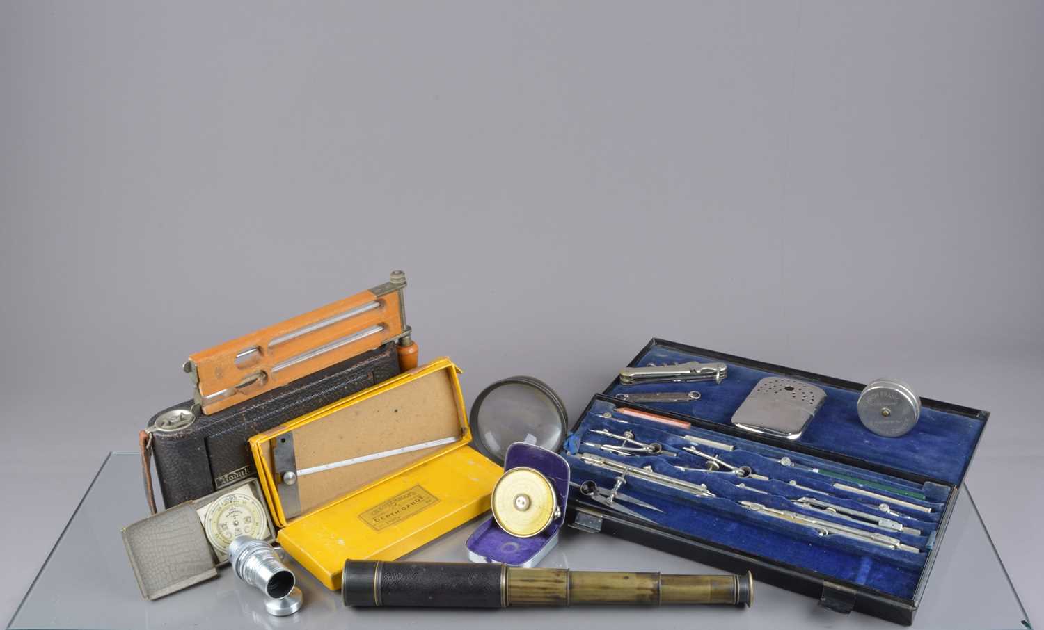 Lot 28 - Formerly the Property of J R Dallmeyer, grandson of J H Dallmeyer, who worked on railways in Palestine and the LNER in the 1930s     Various Instruments