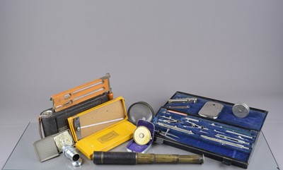 Lot 28 - Formerly the Property of J R Dallmeyer, grandson of J H Dallmeyer, who worked on railways in Palestine and the LNER in the 1930s     Various Instruments
