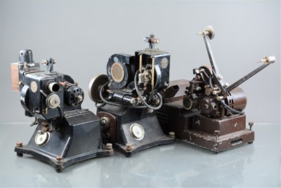 Lot 337 - Three Pathe 17.5mm Film Projectors