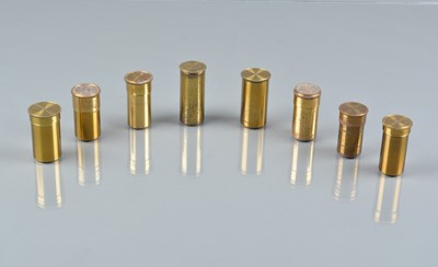 Lot 361 - Lacquered Brass Microscope Objectives