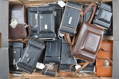 Lot 380 - A Tray of Folding Cameras