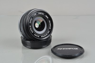 Lot 408 - An Olympus OM Zuiko 24mm f/2.8 Lens