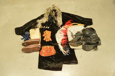 Lot 258 - An assorted collection of vintage clothing and accessories
