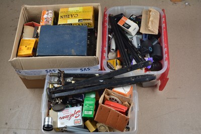 Lot 485 - Three Boxes of Camera Related Accessories