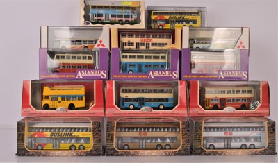Lot 6 - 1:76 Scale Far Eastern Die Cast Buses (14)