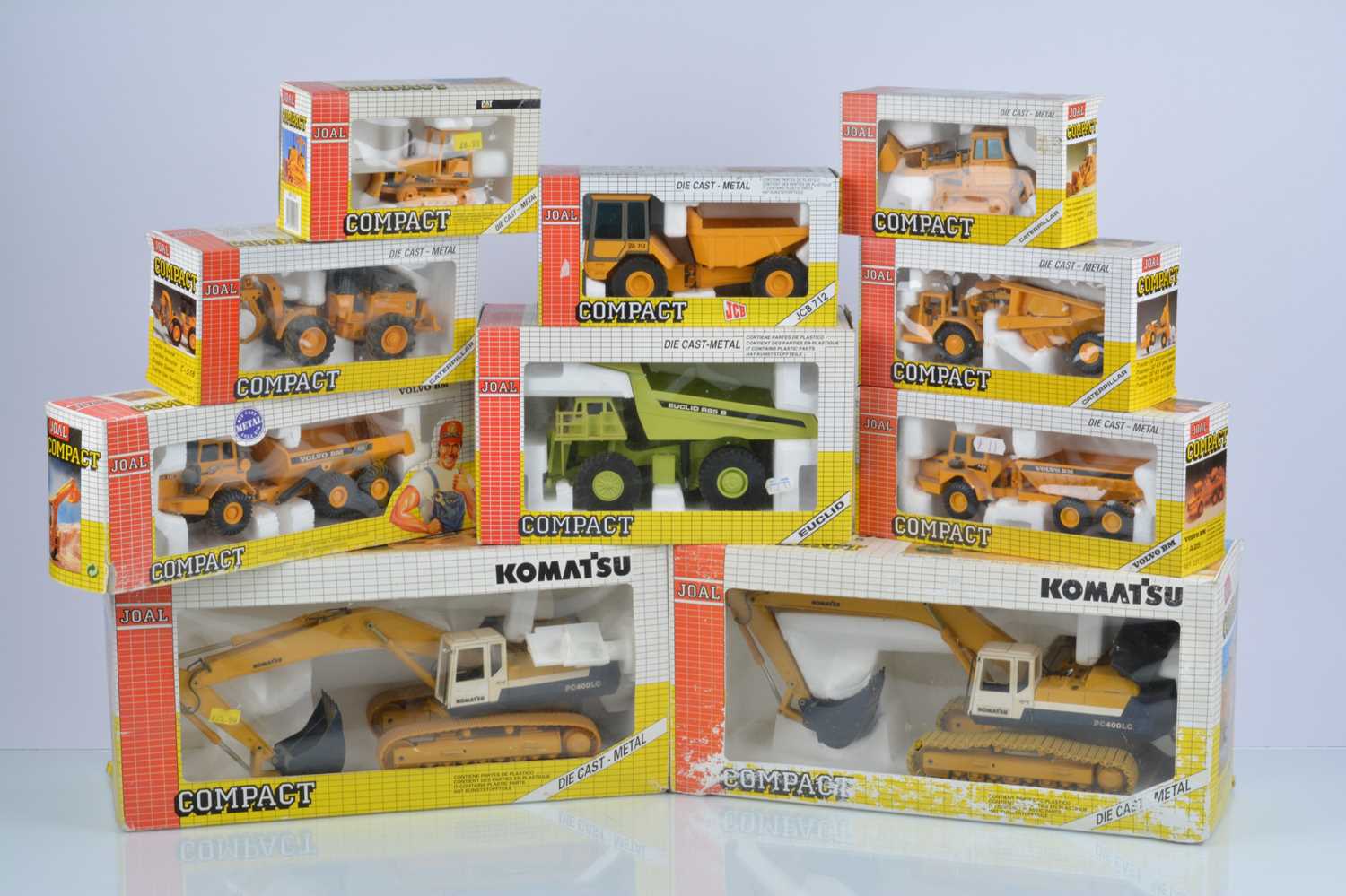 Lot 60 - Joal Compact Diecast Construction Vehicles (10)