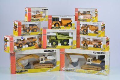 Lot 60 - Joal Compact Diecast Construction Vehicles (10)