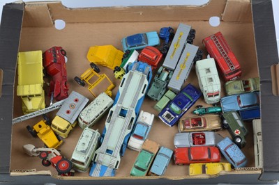 Lot 160 - Postwar Playworn Diecast Vehicles (25+)