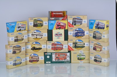 Lot 24 - Corgi Classics Double Decker Buses and Trolleybus (22)