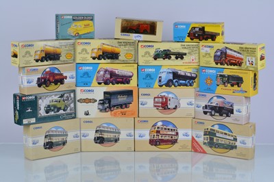 Lot 26 - Corgi Classics Vintage Commercial Vehicles and Public Transport (19)