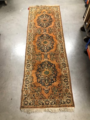 Lot 13 - A Middle Eastern woollen runner