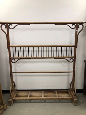Lot 16 - A Chinese hardwood coat stand