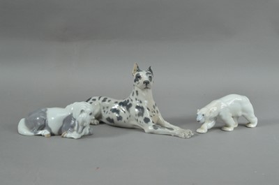 Lot 110 - Two pieces of Royal Copenhagen porcelain