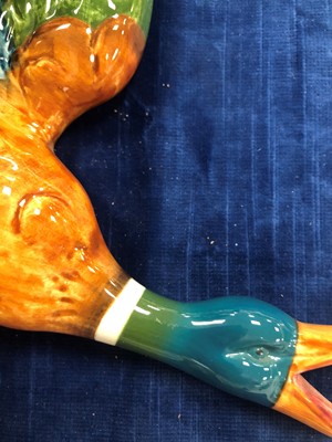 Lot 206 - A collection of ceramic graduated Beswick wall mounted ducks
