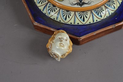 Lot 213 - A large and damaged early 20th century continental faience large urn