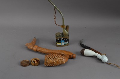 Lot 277 - Three opium pipes