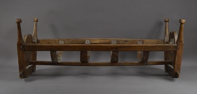 Lot 310 - A 19th century folk art babies crip