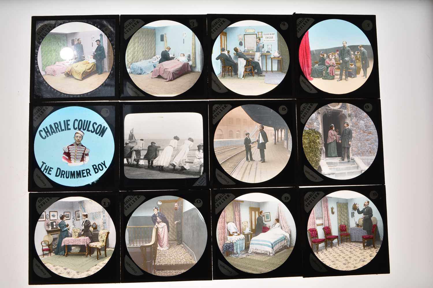 Lot 38 - 3¼in sq Magic Lantern Slides