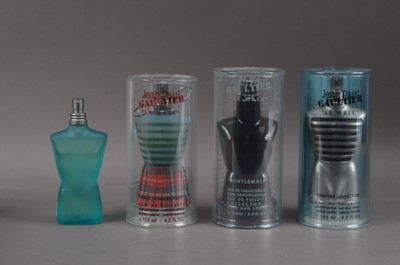 Lot 379 - Four bottles of  men's Jean Paul Gaultier 'Le Male' Eau de toilette