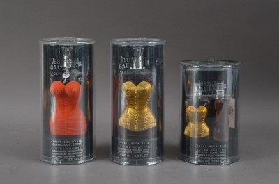 Lot 380 - Three bottles of women's Jean Paul Gaultier 'Classique' limited edition perfume