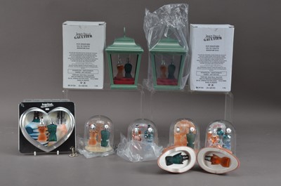 Lot 382 - A collection of Jean Paul Gaultier miniature duo male and women's perfumes
