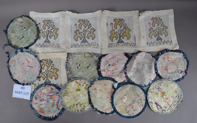 Lot 423 - Five needlework napkins