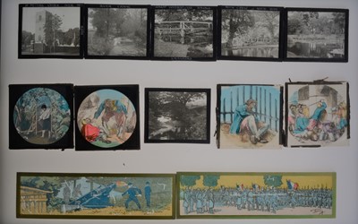 Lot 40 - 3¼in sq Magic Lantern Slides