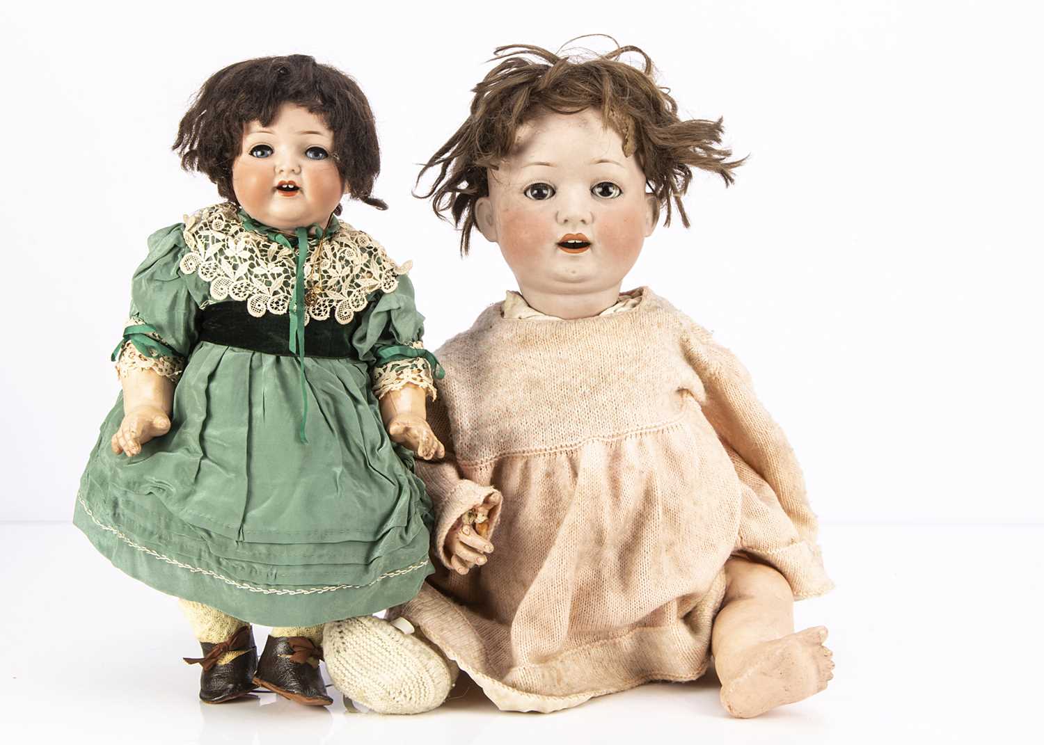 Lot 118 - Two German character babies