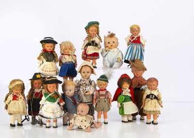 Lot 148 - Fifteen clockwork dancing dolls