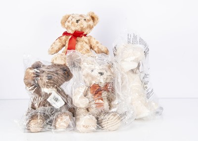 Lot 154 - Four Steiff yellow tag Cosy year teddy bears