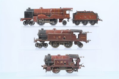 Lot 16 - A Hornby 0 Gauge clockwork LMS Locomotive 'Project Box' (6)