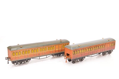 Lot 76 - Hornby 0 Gauge Metropolitan Railway Coaching Stock (2)