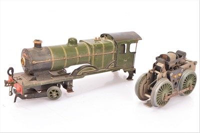 Lot 85 - An incomplete Hornby 0 Gauge electric  'L1' 4-4-0 Locomotive only and clockwork No 20 Train Set