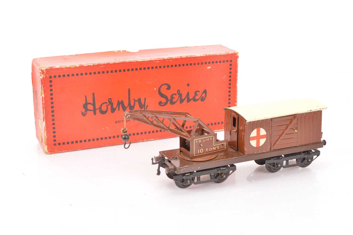 Lot 89 - An uncommon and early boxed Hornby 0 Gauge Southern Railway Breakdown Crane