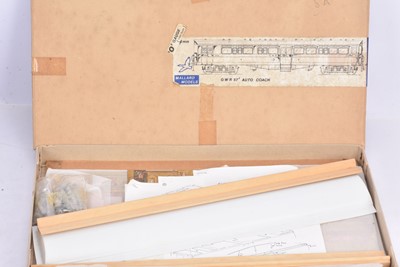 Lot 96 - Mallard 0 gauge unmade Coach Kit and Lima DEMU Conversion kit