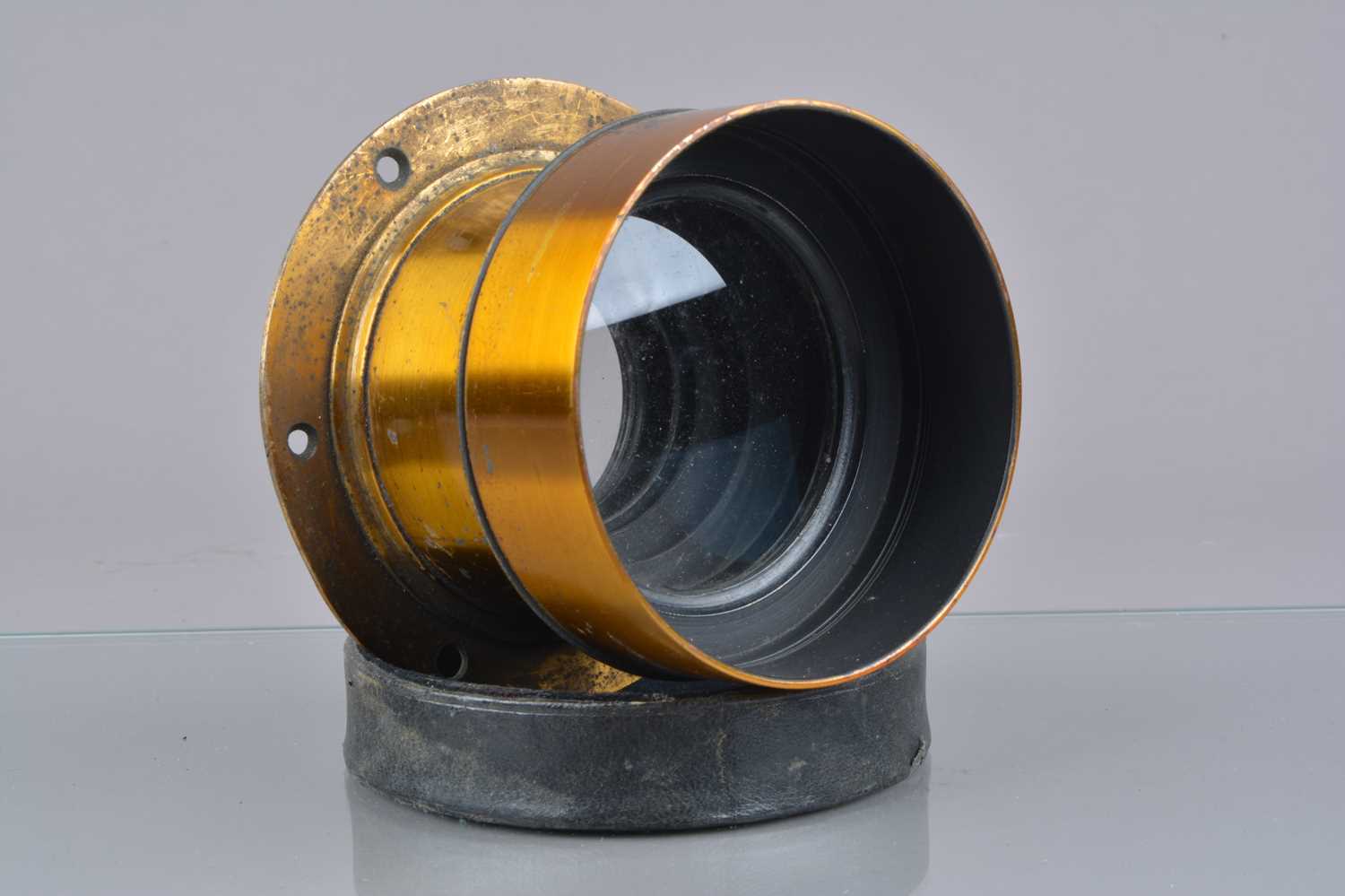 Lot 94 - A mid-19th Century Andrew Ross Lacquered Brass Waterhouse-stop Orthographic Lens